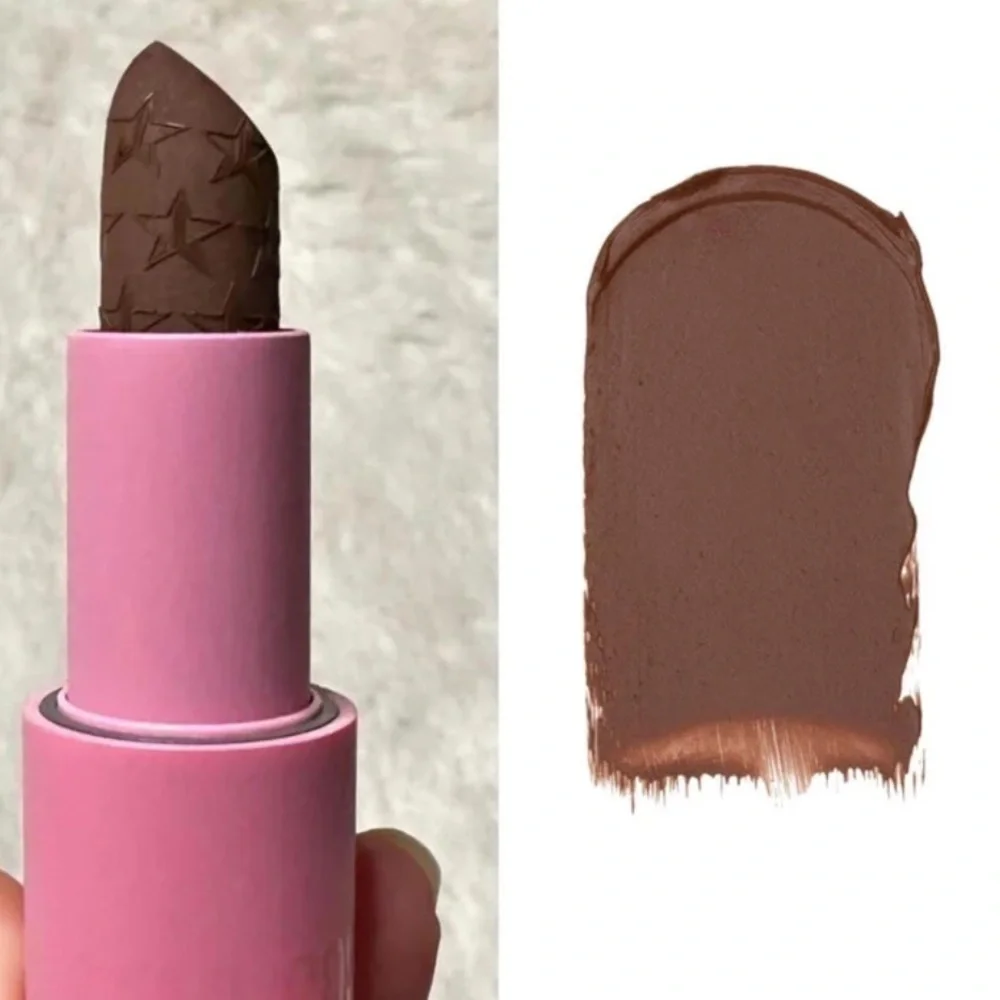 New in box Jeffree Star Velvet Trap Matte Lipstick Dominatrix Full Size brown
